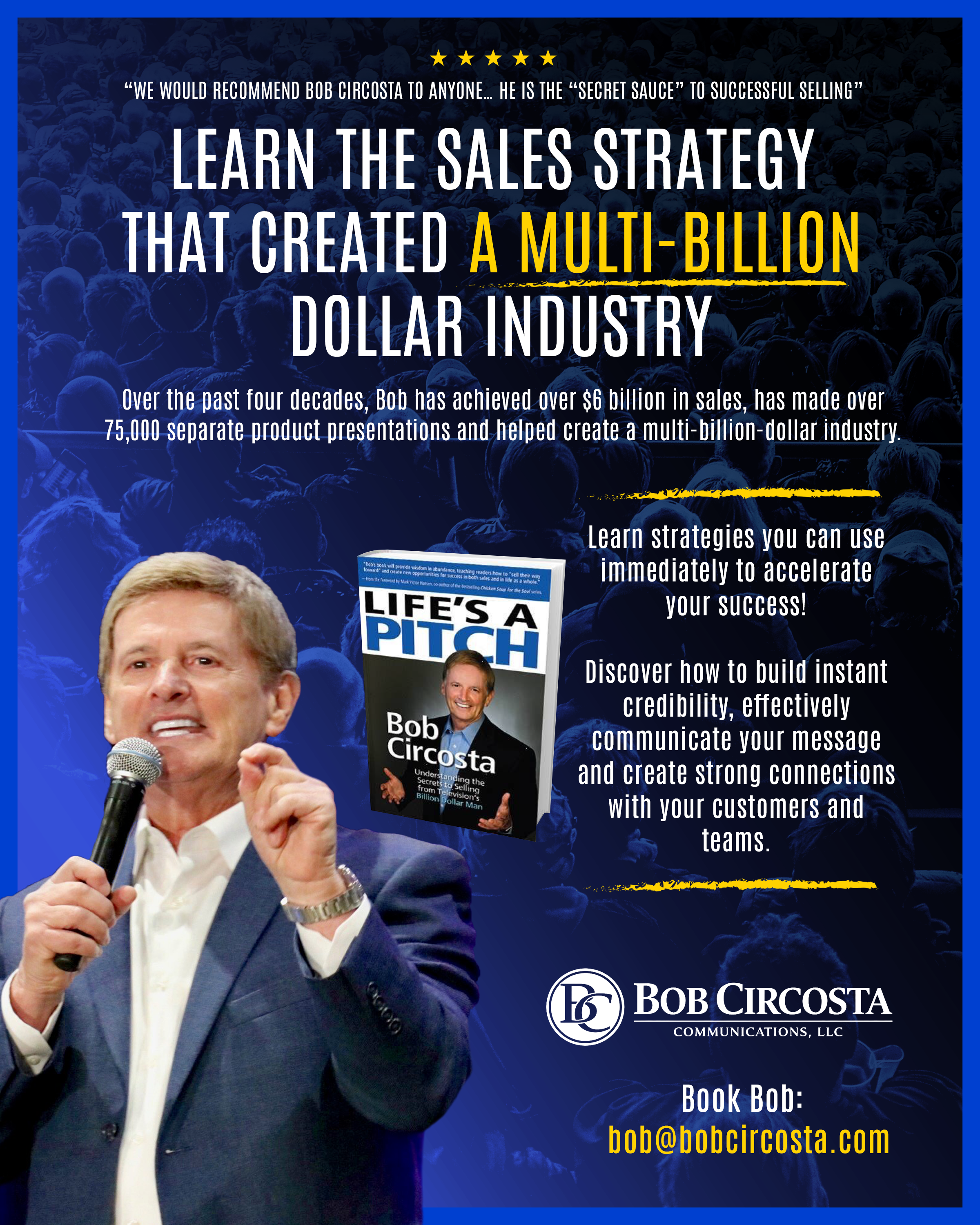 Bob Circosta Digital Promo Piece